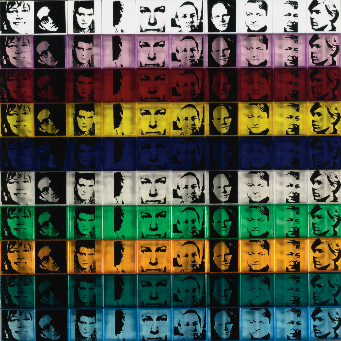 Andy Warhol, Portraits of the Artists, II.17 (1967)