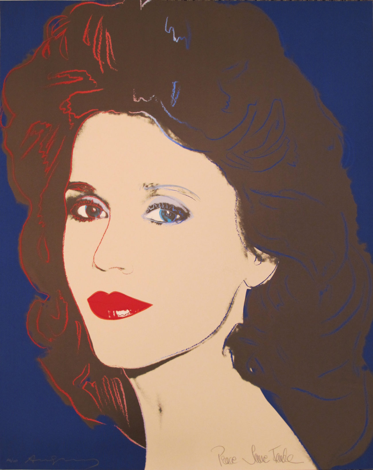 Andy Warhol, Jane Fonda [II.268] (1982)