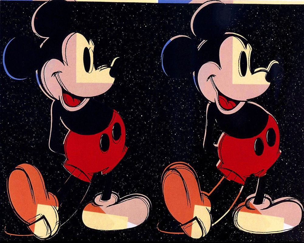 Andy Warhol, Double Mickey Mouse, (II.269) (1981)