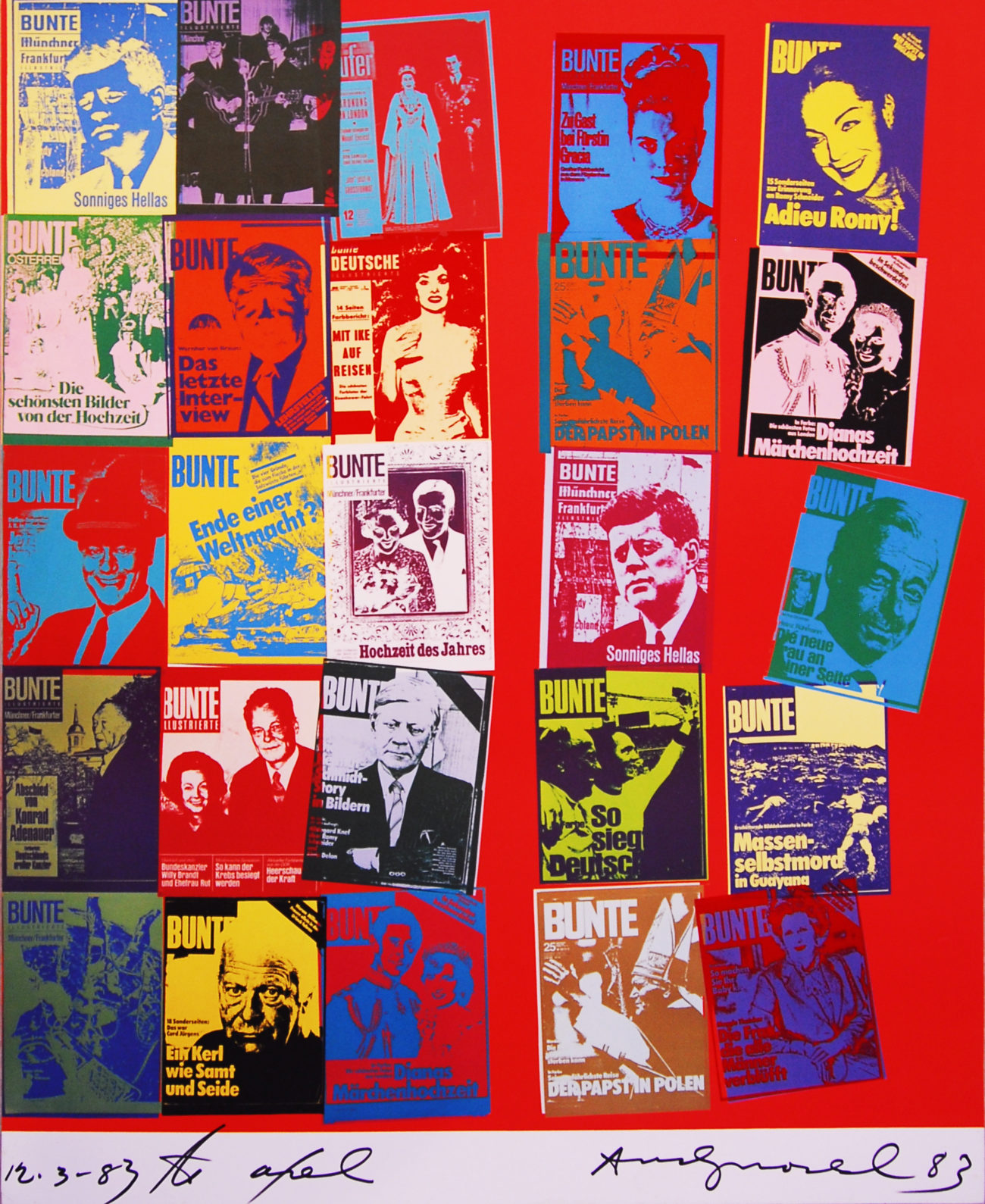 Andy Warhol, Magazine and History [II.304A] (1983)