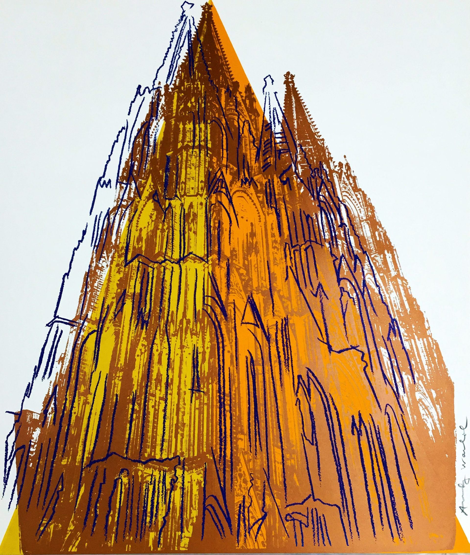 Andy Warhol, Cologne Cathedral — Uniques (1985)