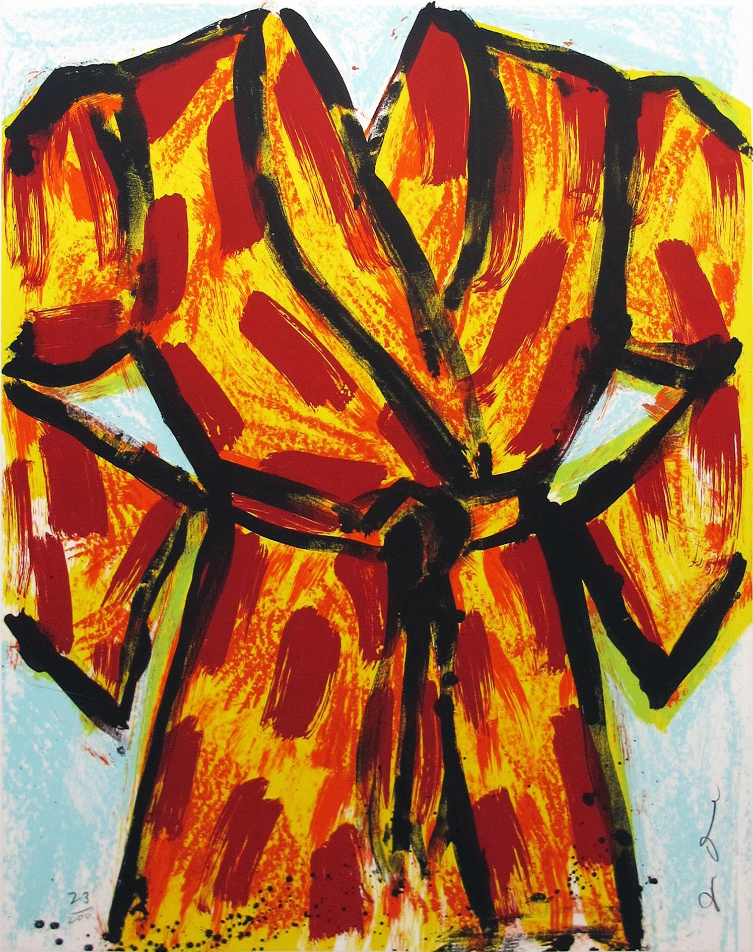 Jim Dine, Black Ink Robe (2005)