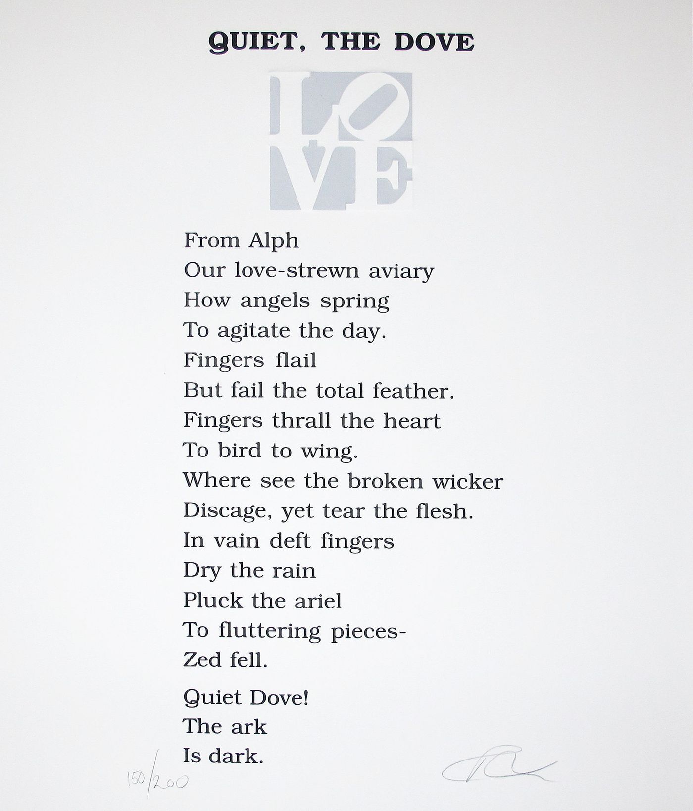 The Book of Love Poem (Quiet the Dove)