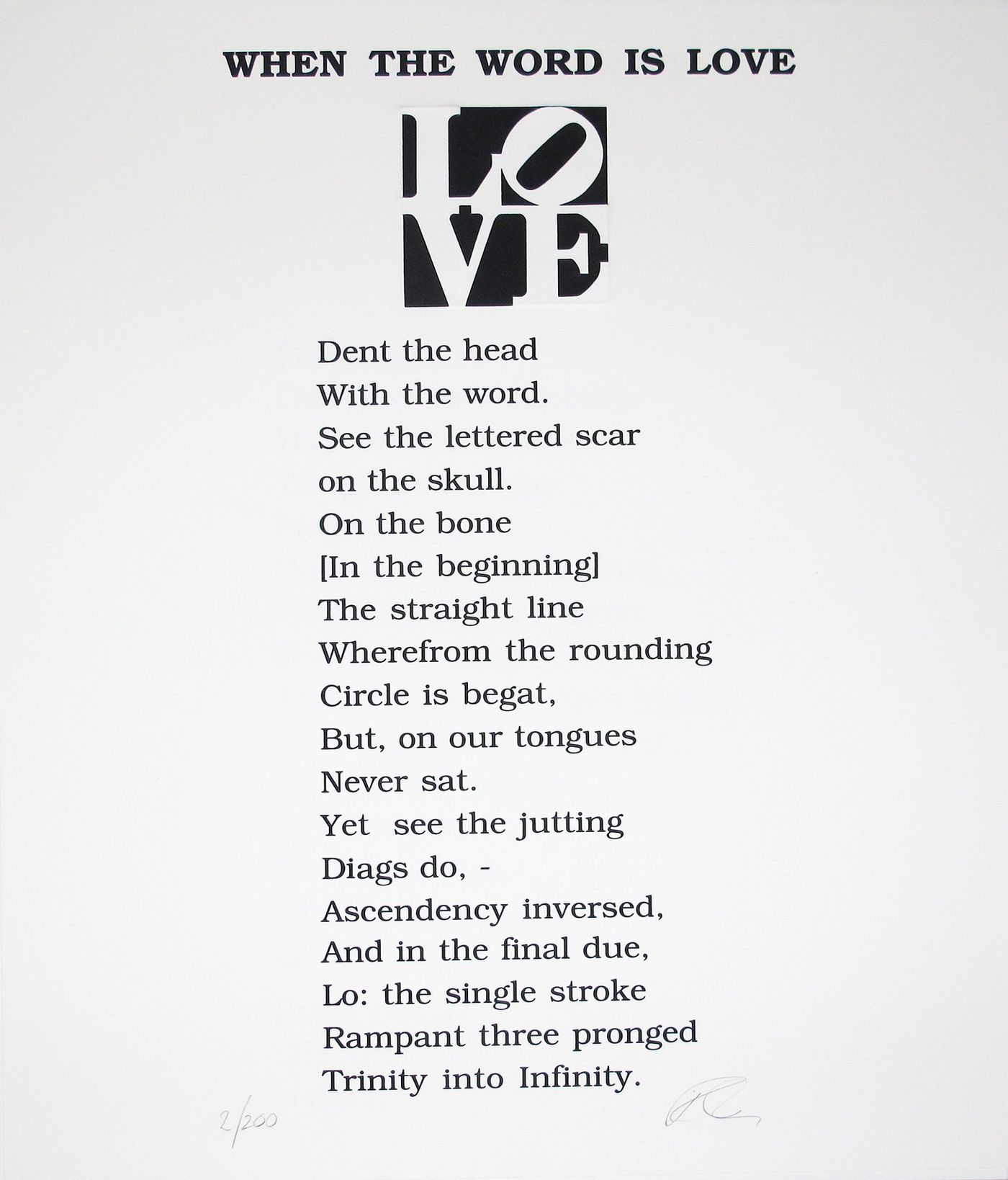The Book of Love Poem (When the Word is Love)