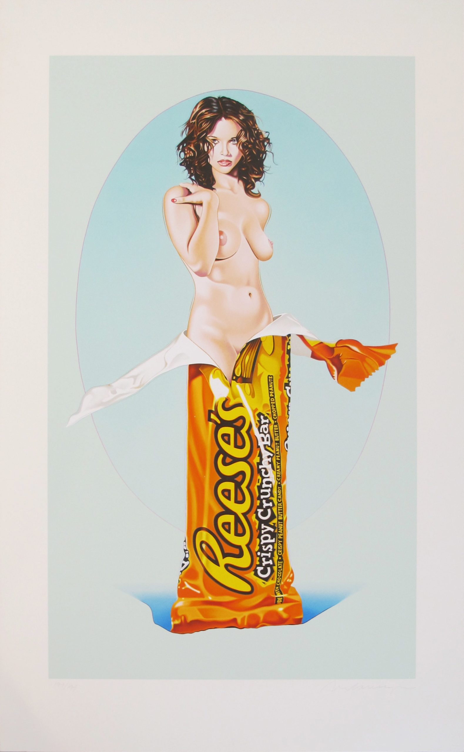 Mel Ramos, Reese's Rose (2008)