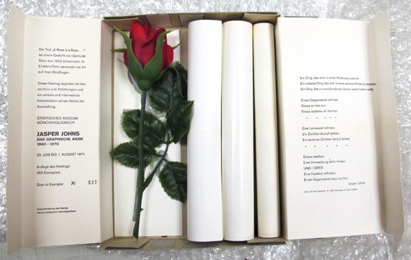 Jasper Johns, Rose and Scroll