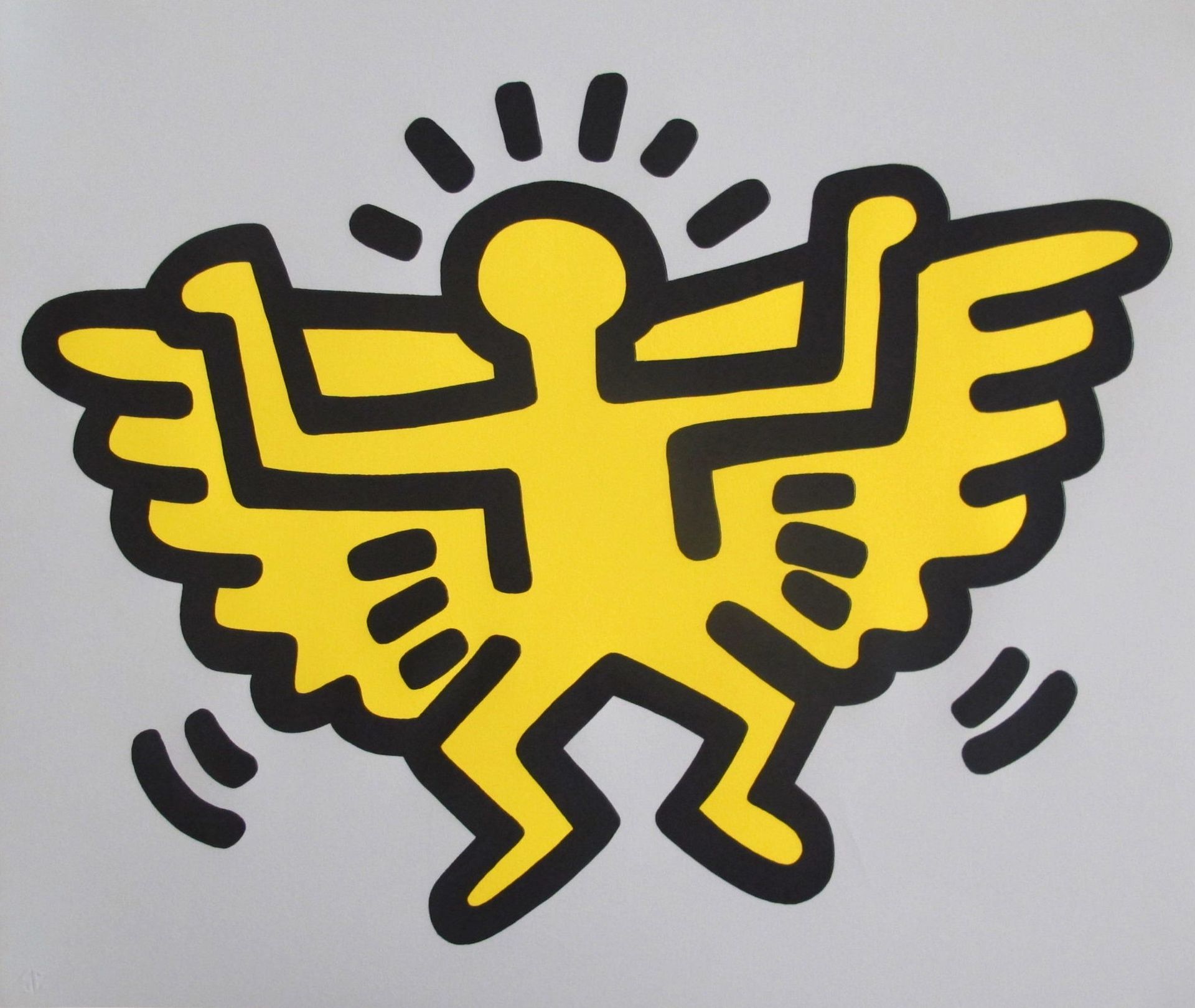 Keith Haring | Icons | C | Winged Angel | 1990