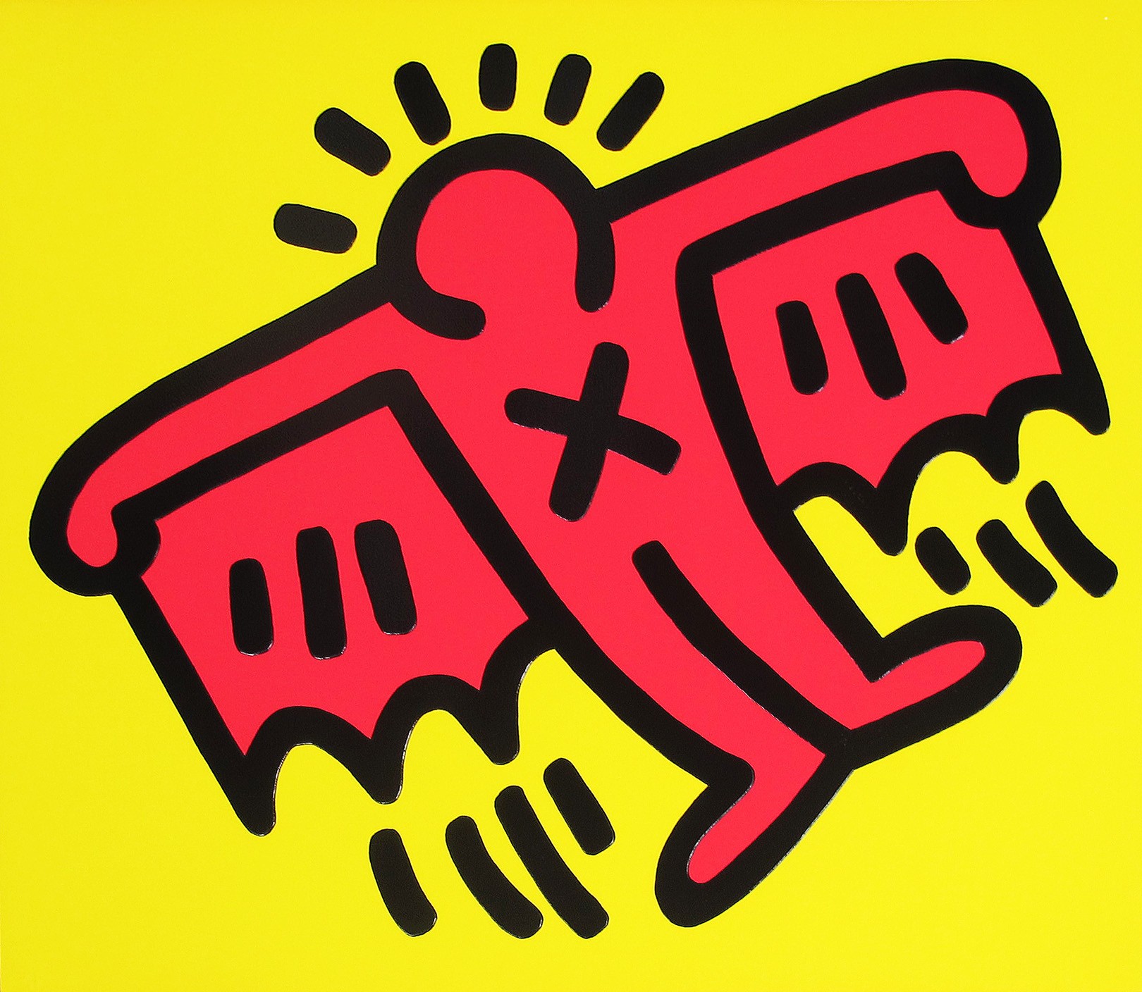 Keith Haring | Icons | D | X Man | 1990