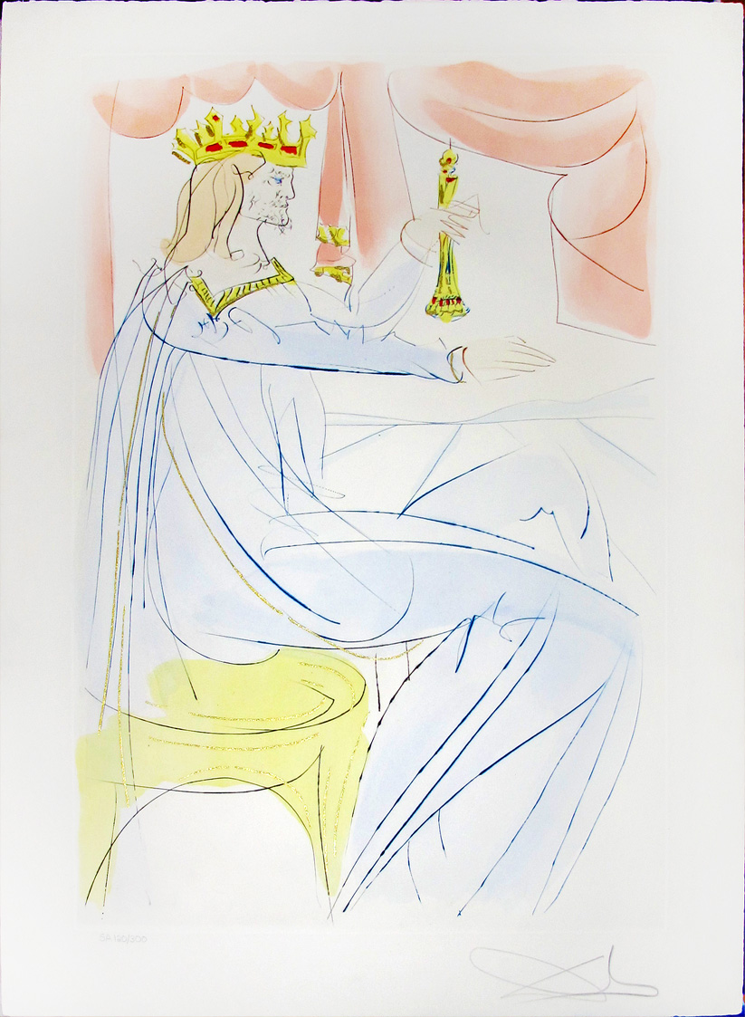 Salvador Dali, King Solomon (from Our Historical Heritage) (1975)