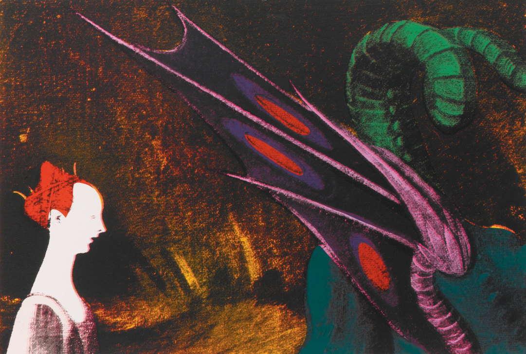 Andy Warhol, Paolo Uccello — St. George and the Dragon — 1460 (1984)