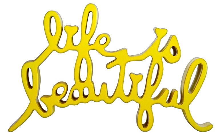 Life is Beautiful (Yellow)