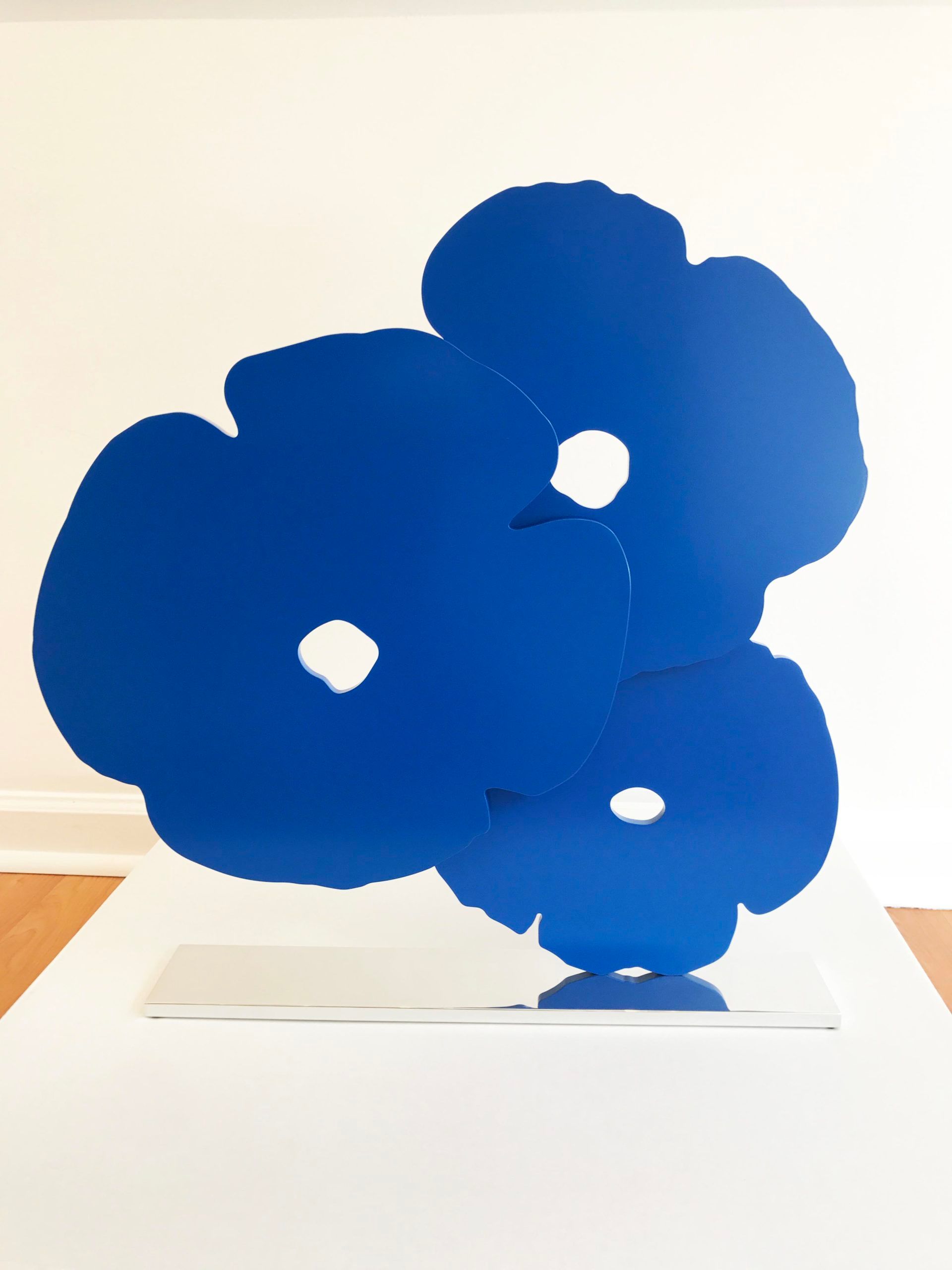 Donald Sultan, Blue Poppies (2015)