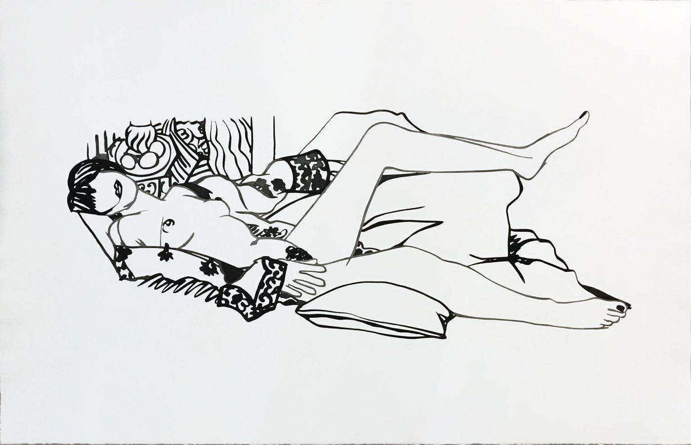 Monica Nude with Purple Robe