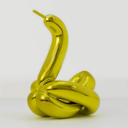 Yellow Balloon Swan