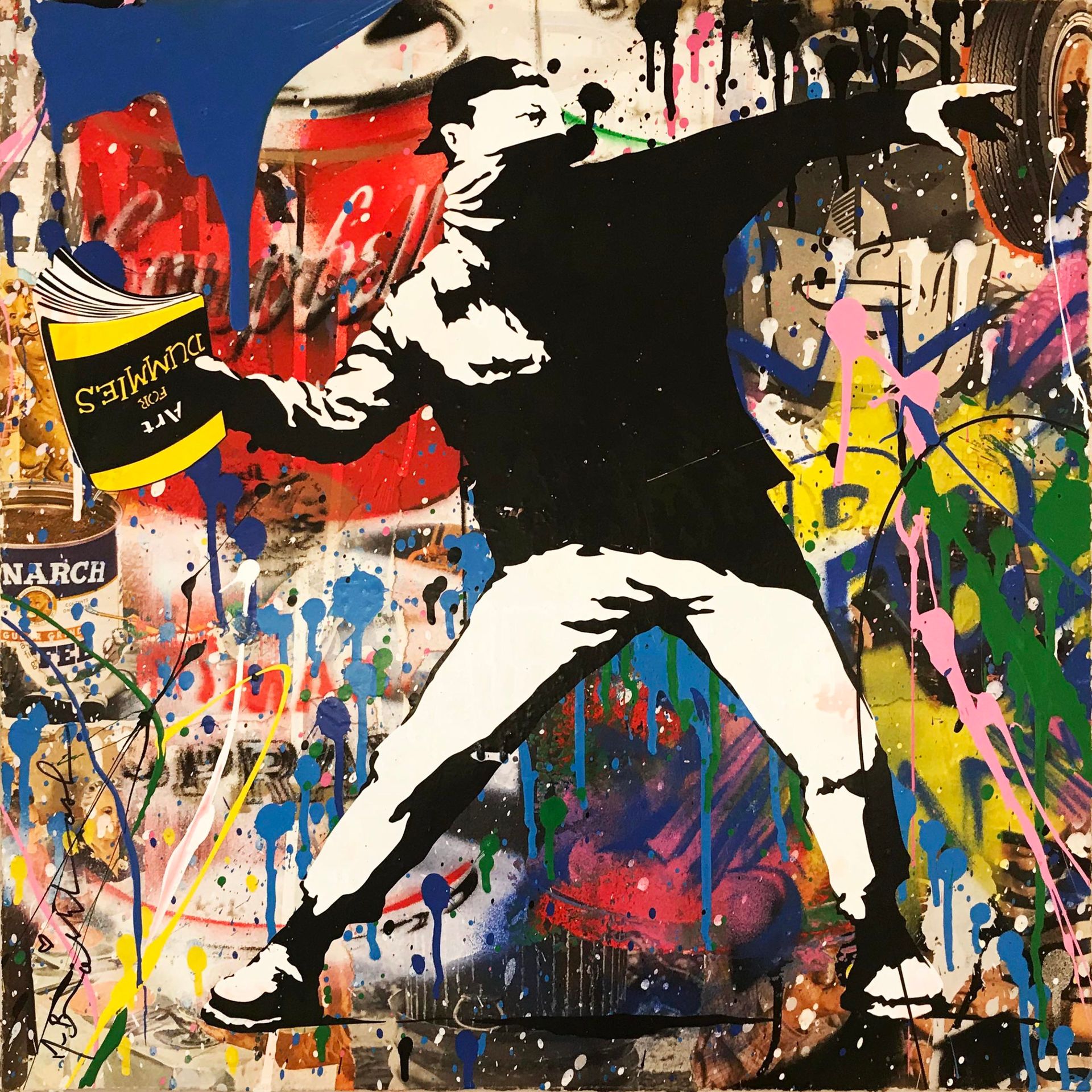 For more interesting facts about Mr. Brainwash, keep reading.
