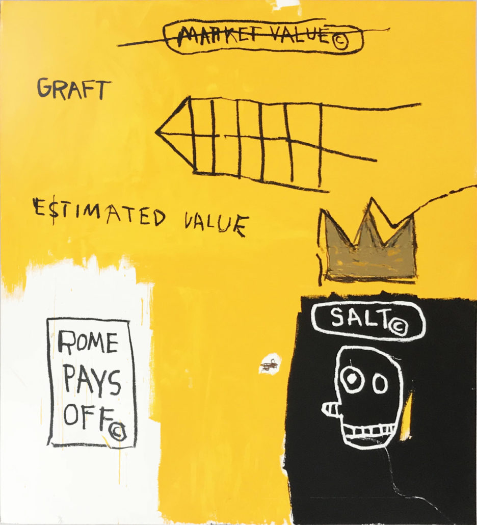 JEAN-MICHEL BASQUIAT - Rome Pays Off