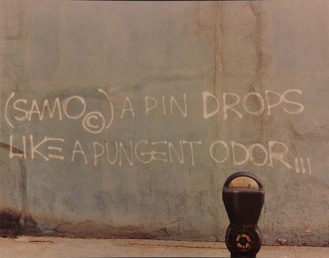 SAMO graffiti on the streets of New York