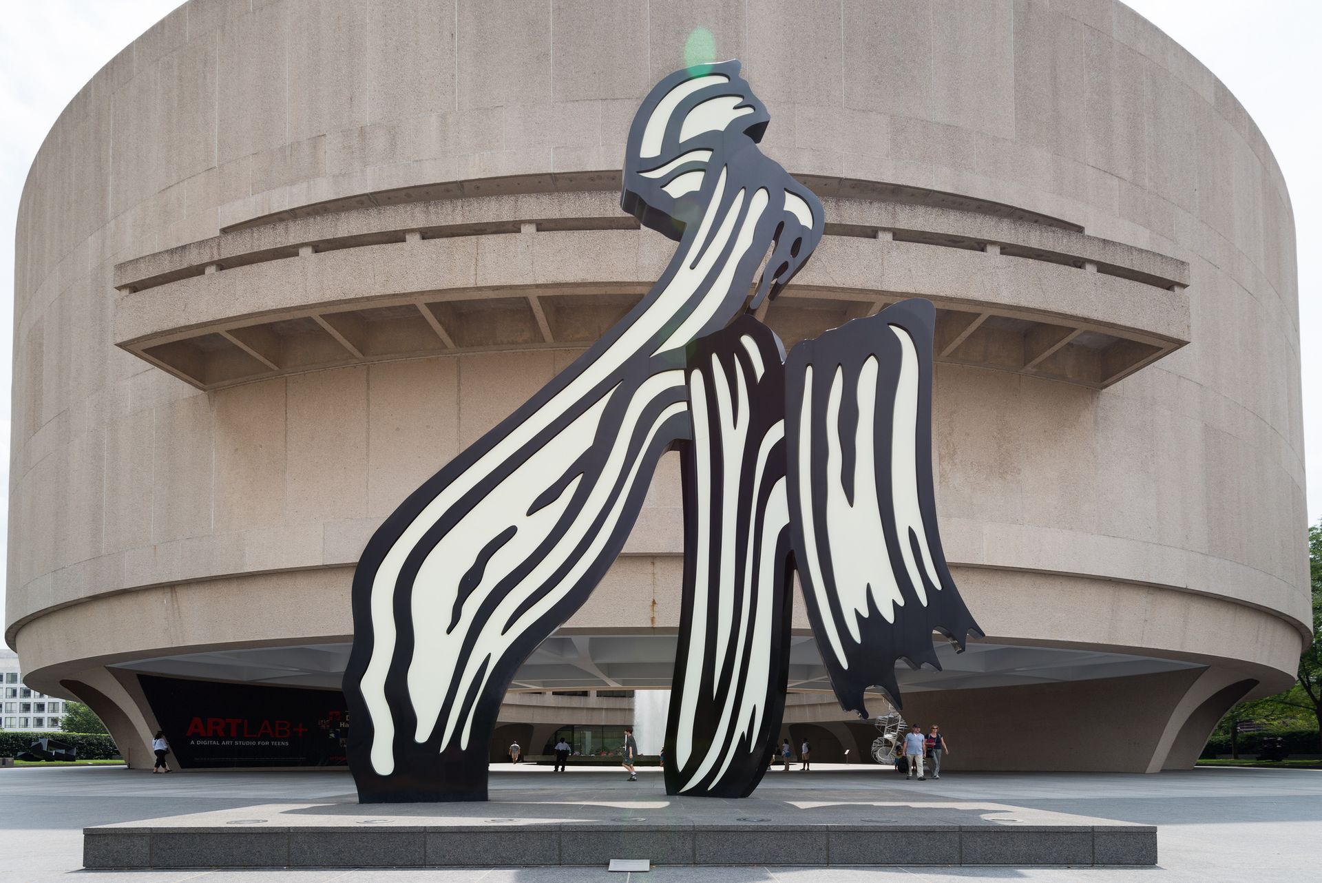 Roy Fox also created public art like this statue.