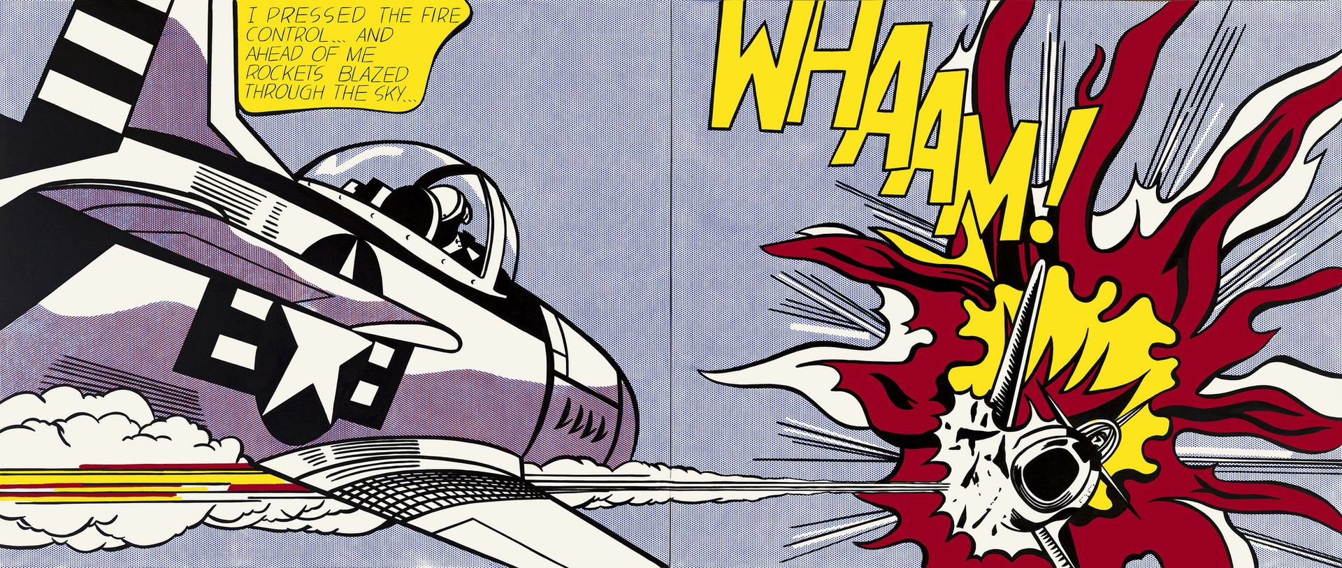 Roy Fox Lichtenstein loved aviation and used it in his art work