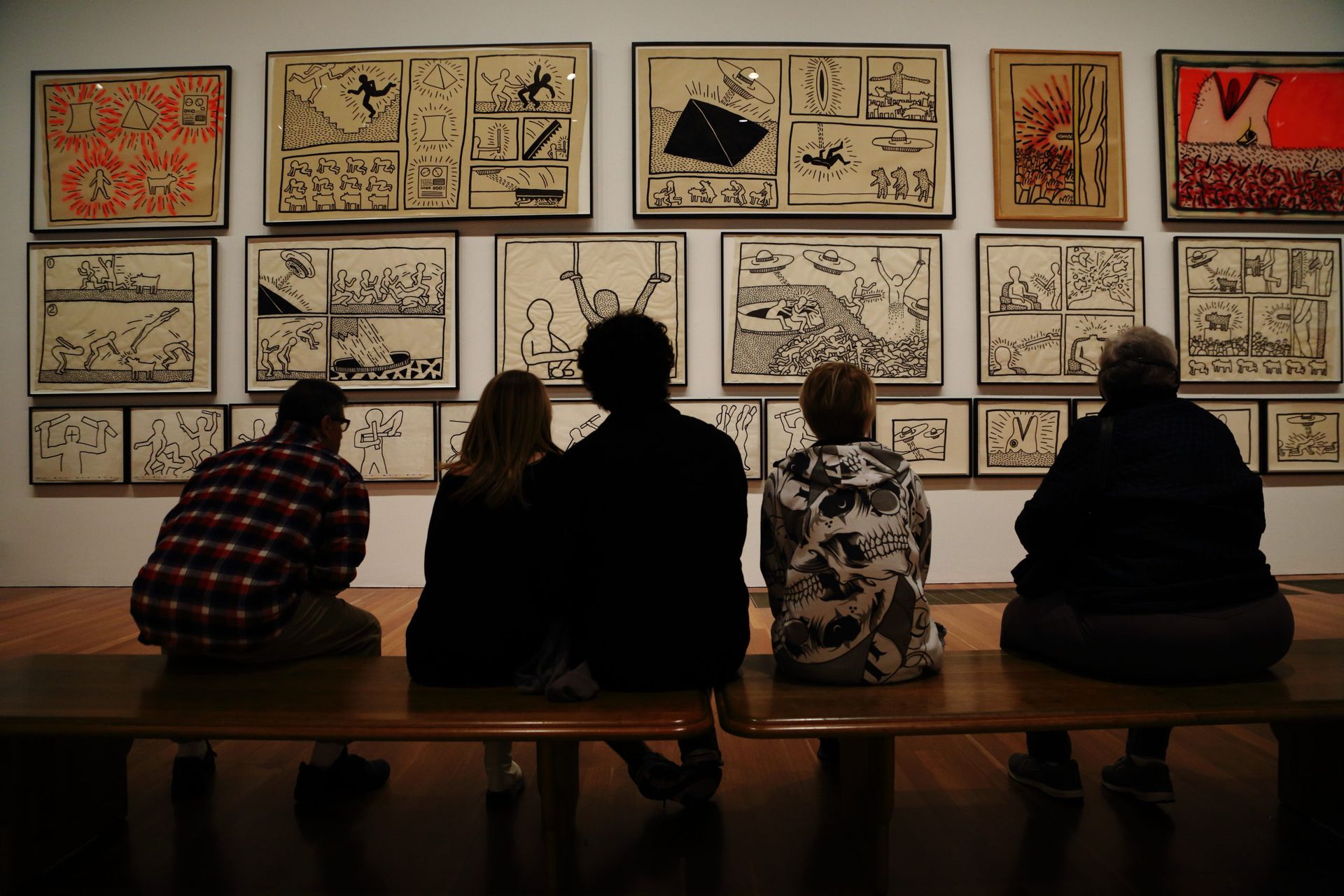 many people enjoy looking at keith haring art