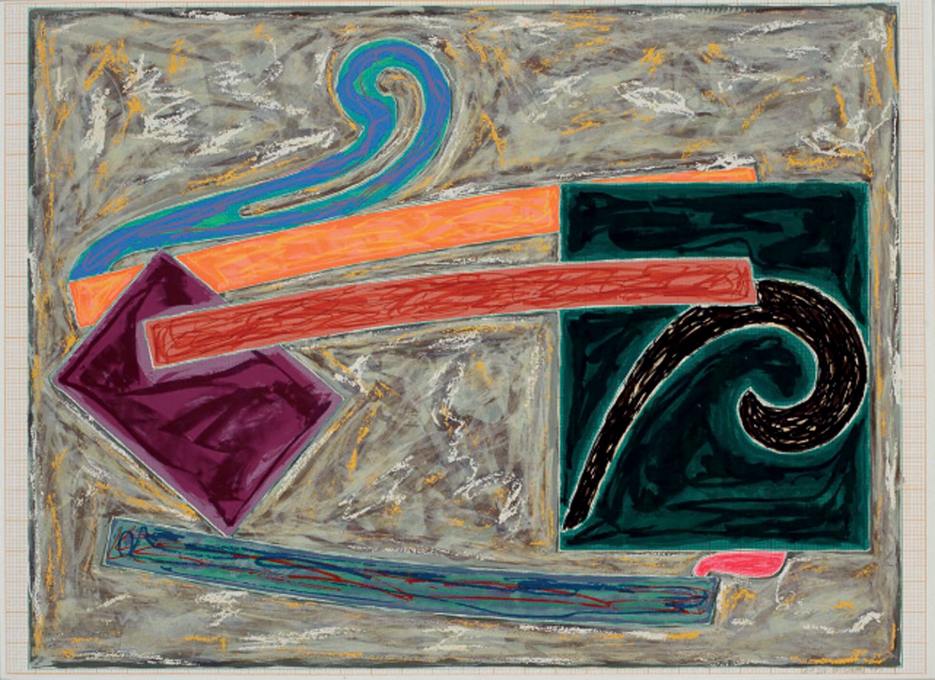 Frank Stella, Inaccessible Island Rail from Exotic Bird Series (1977)