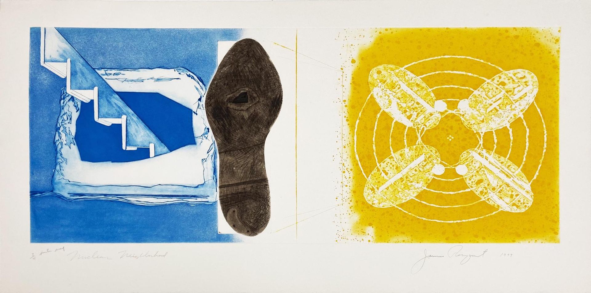 James Rosenquist, Nuclear Neighborhood (1977)