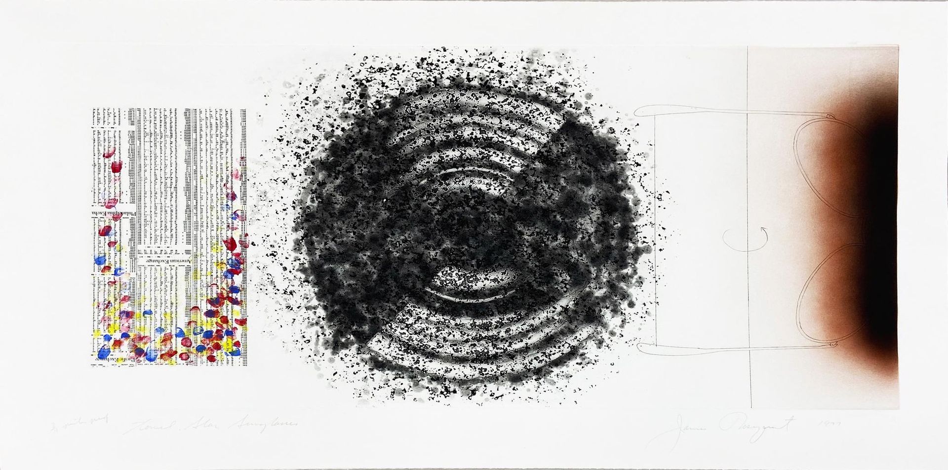 James Rosenquist, Towel, Star, Sunglasses (1977)