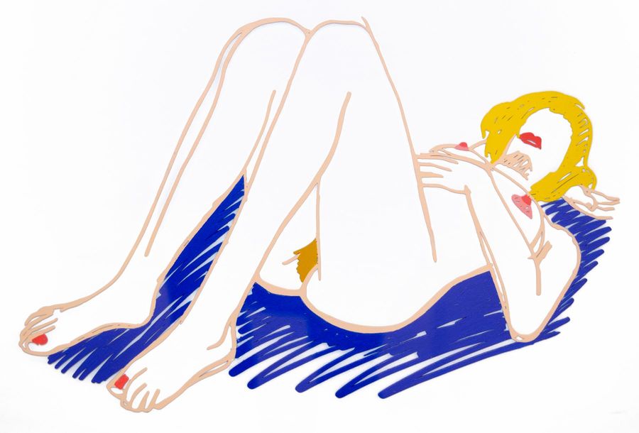 Blonde on Blanket