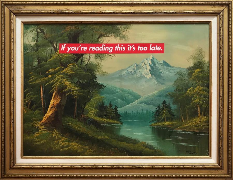 If you're reading this it's too late.