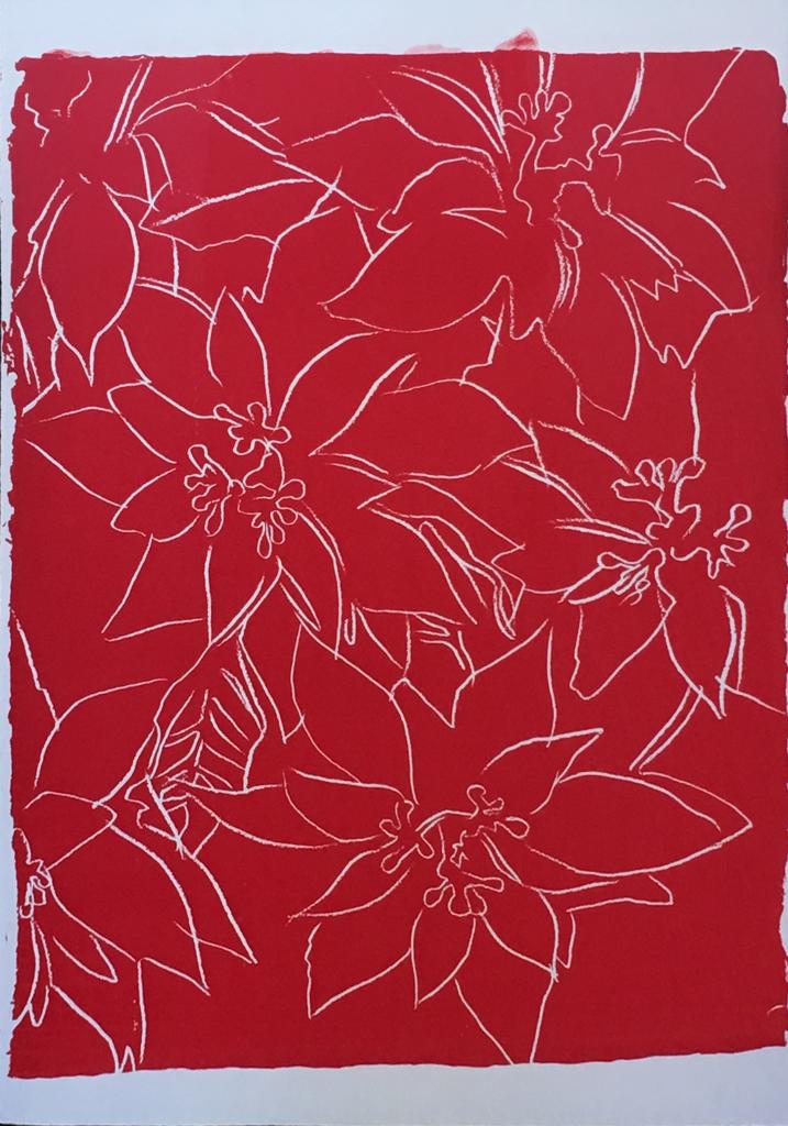 Andy Warhol, Poinsettias (ca. 1983)