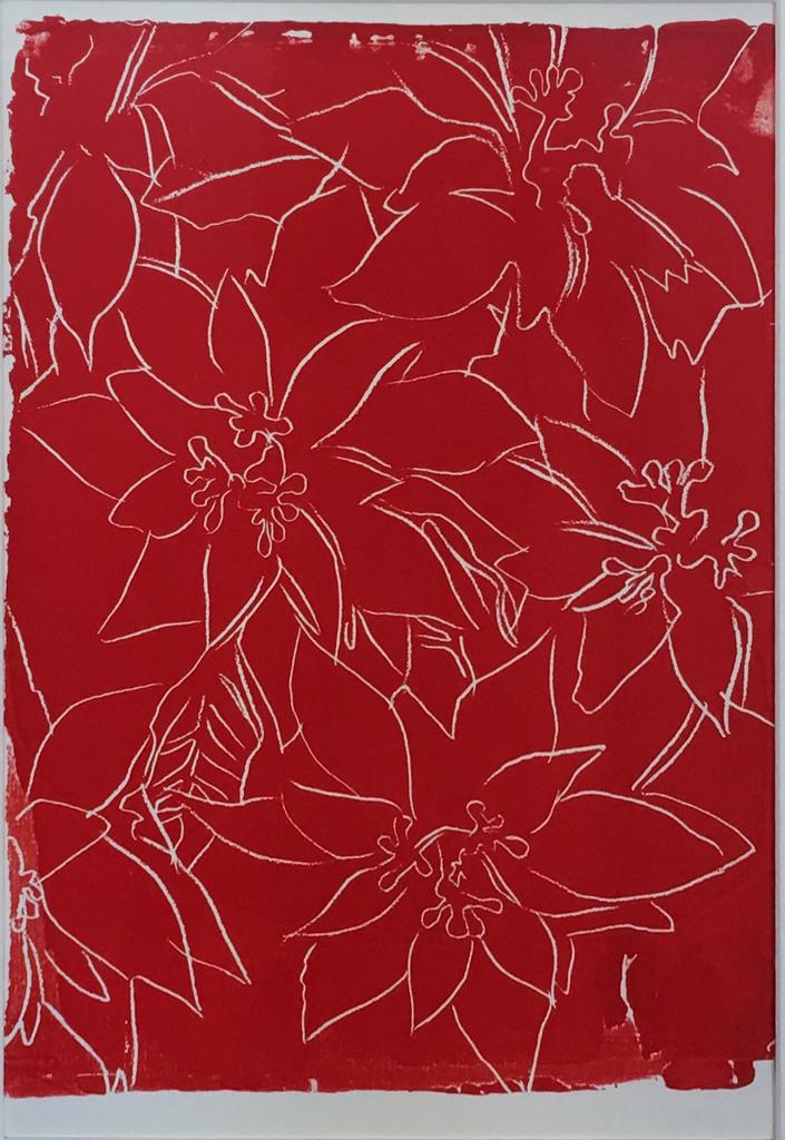 Andy Warhol, Poinsettias (ca. 1983)
