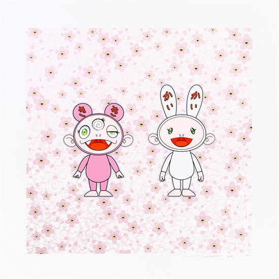 Takashi Murakami, Cherry Blossoms in Bloom (2020)