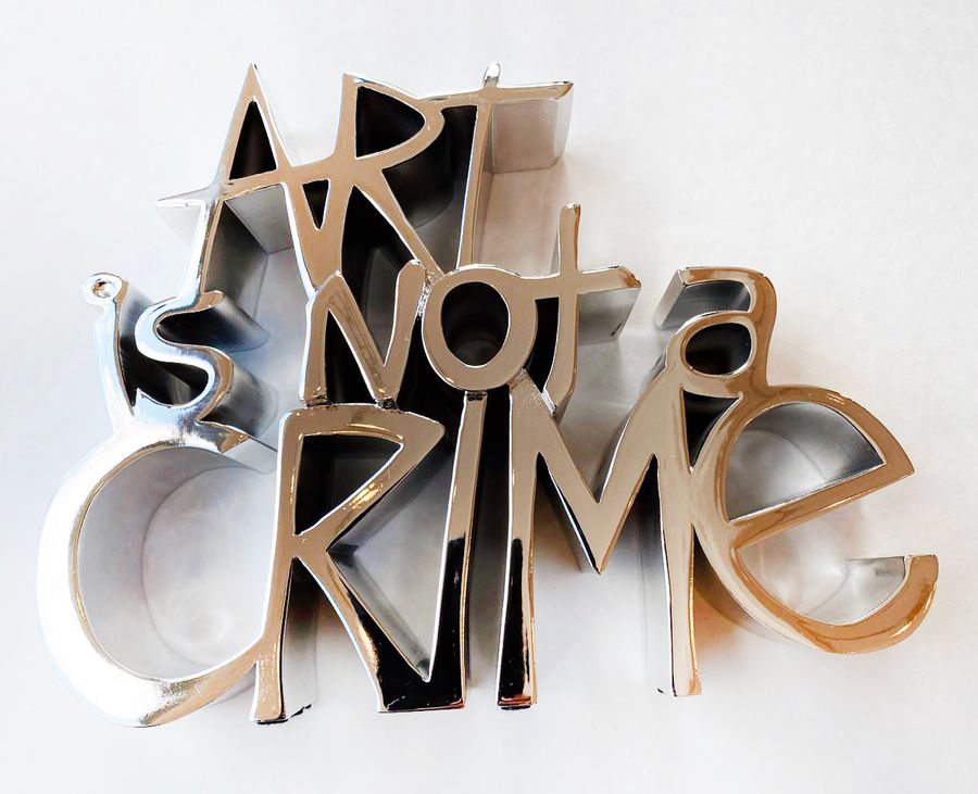 Art Is Not A Crime - Hard Candy Silver
