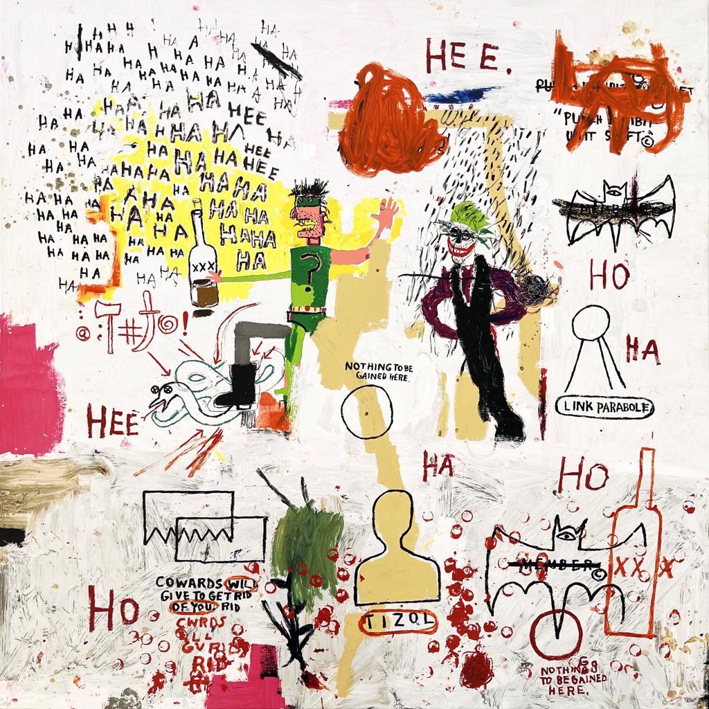 Jean-Michel Basquiat, Riddle Me this (2022)
