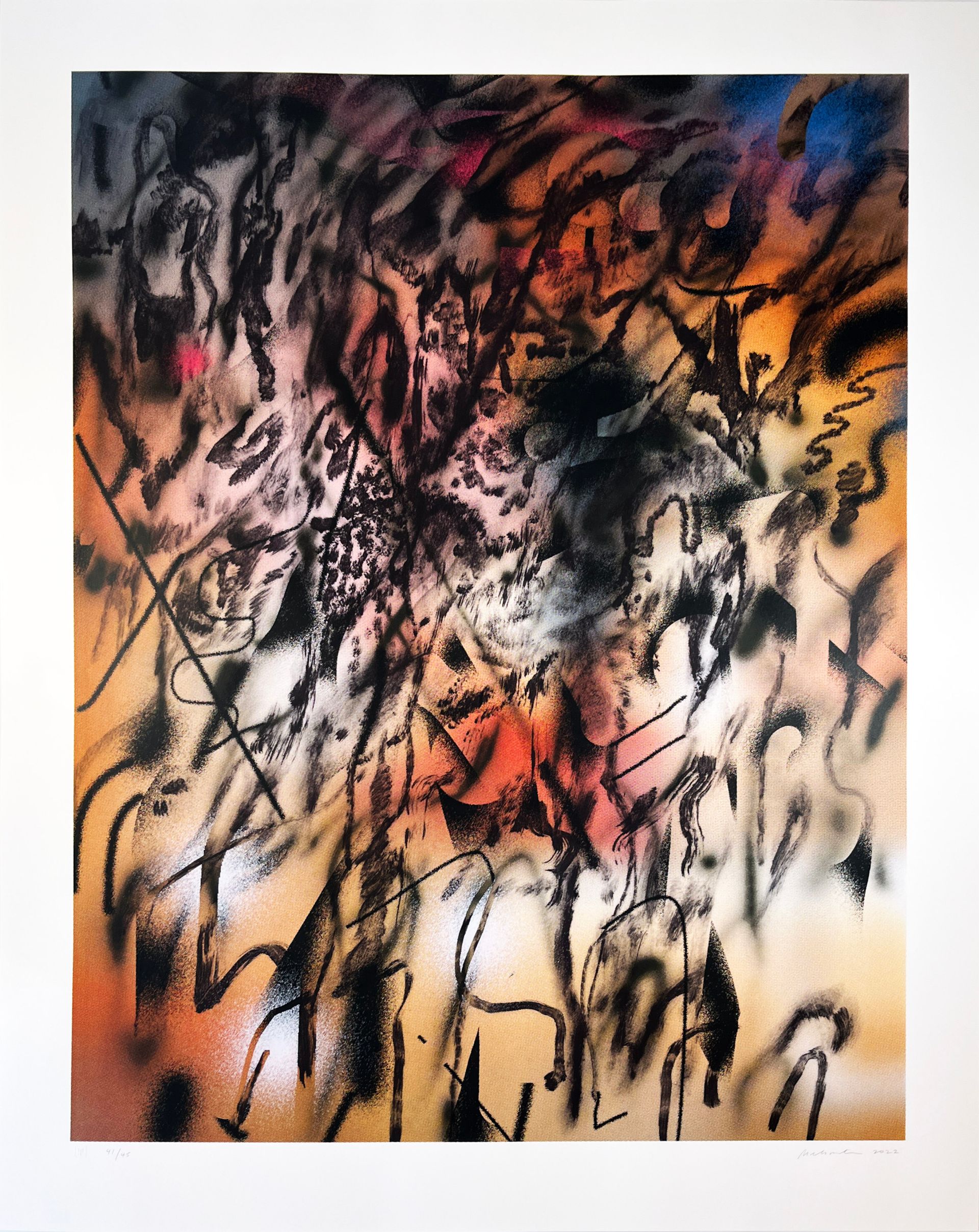 Julie Mehretu, Corner of Lake and Minnehaha (2022)