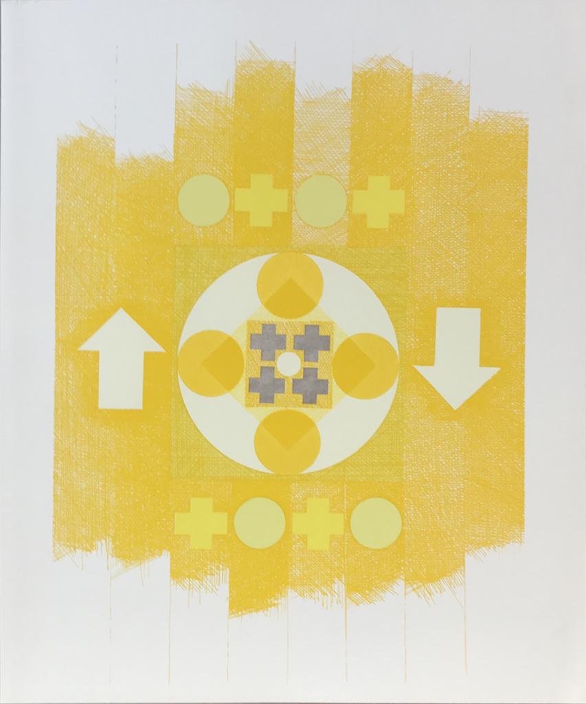 George Ortman, Untitled from Ten Works by Ten Painters (1964)