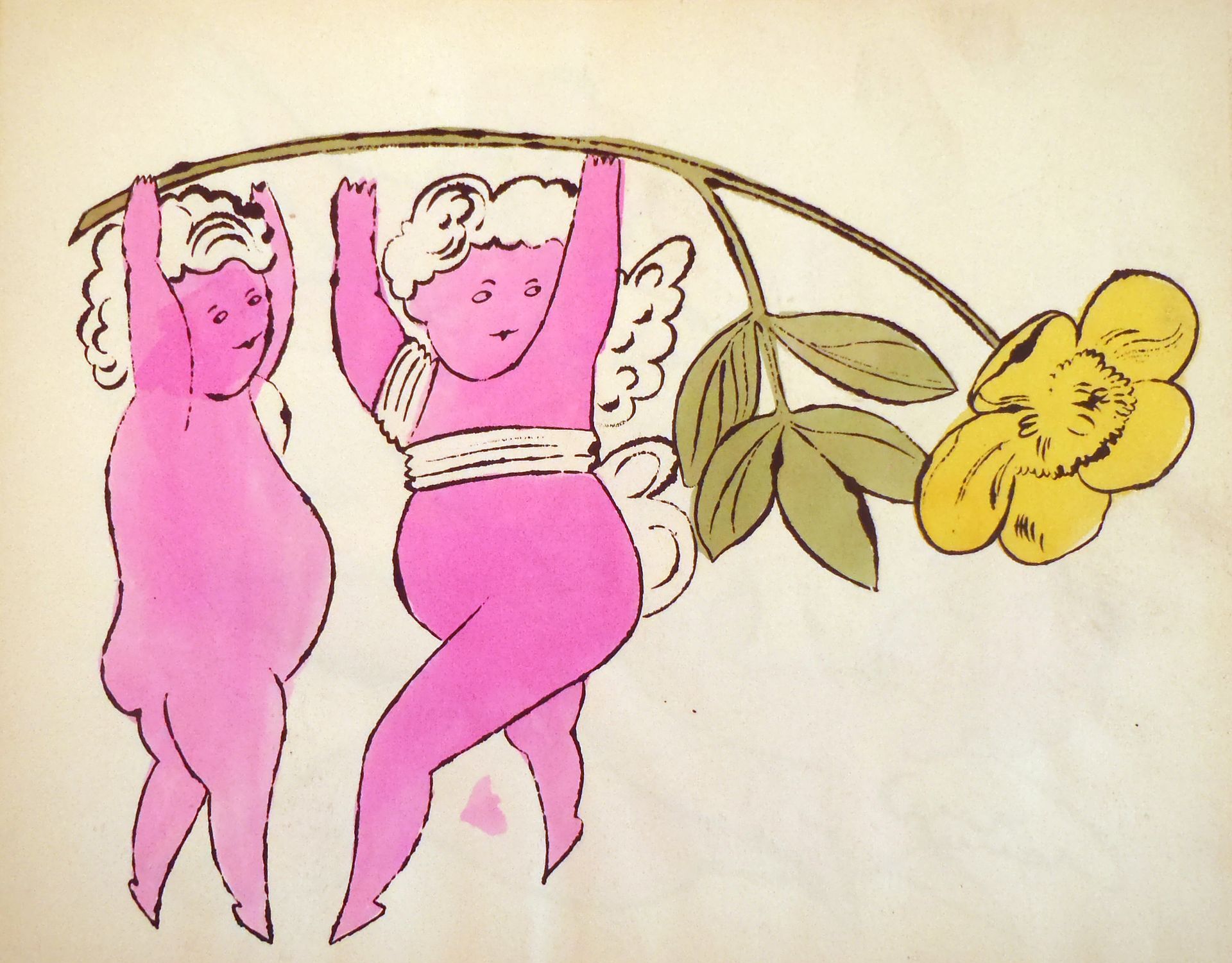 Andy Warhol, In the Bottom of My Garden (CA. 1956)