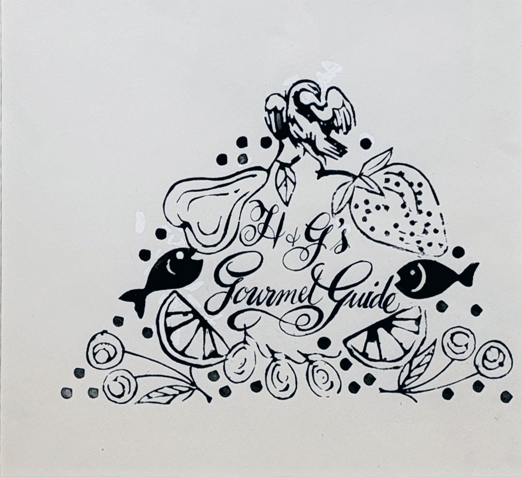 Andy Warhol, Untitled (H & G's Gourmet Guide) (1962)