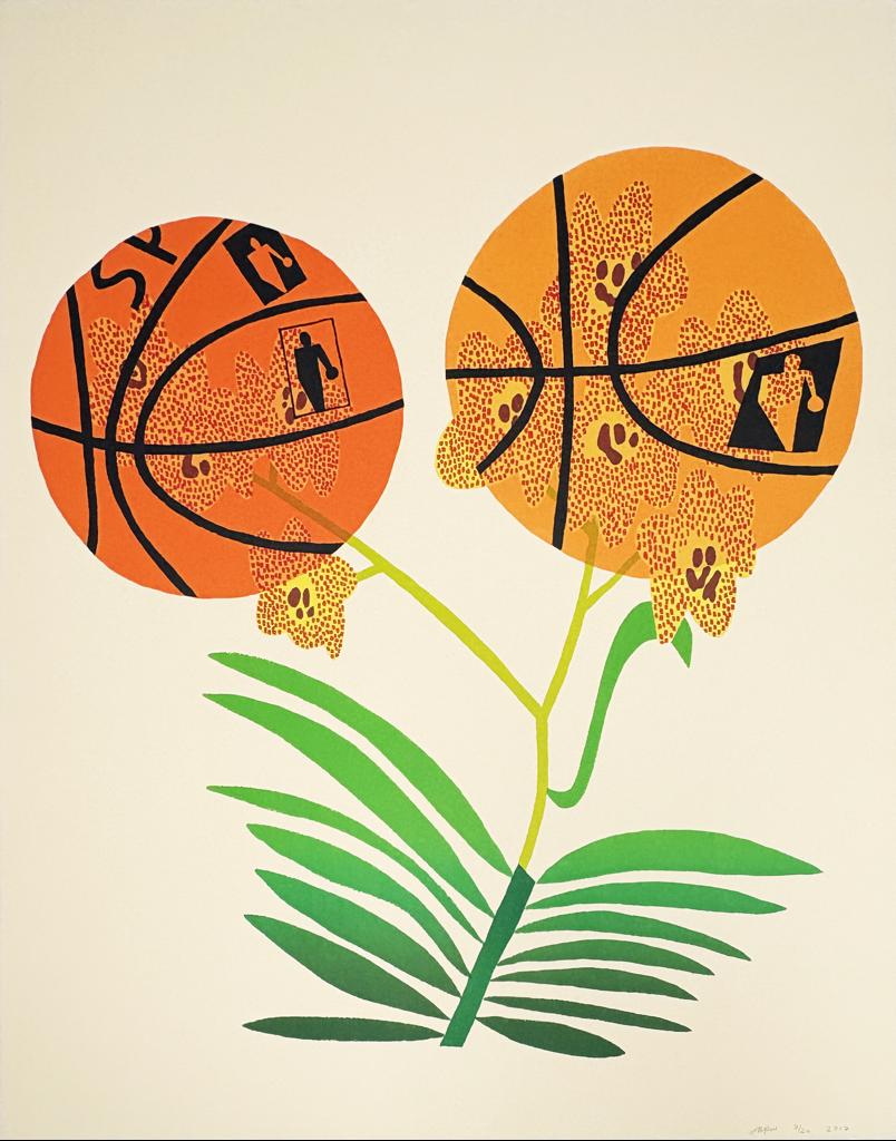 Double Basketball Orchid (State I)