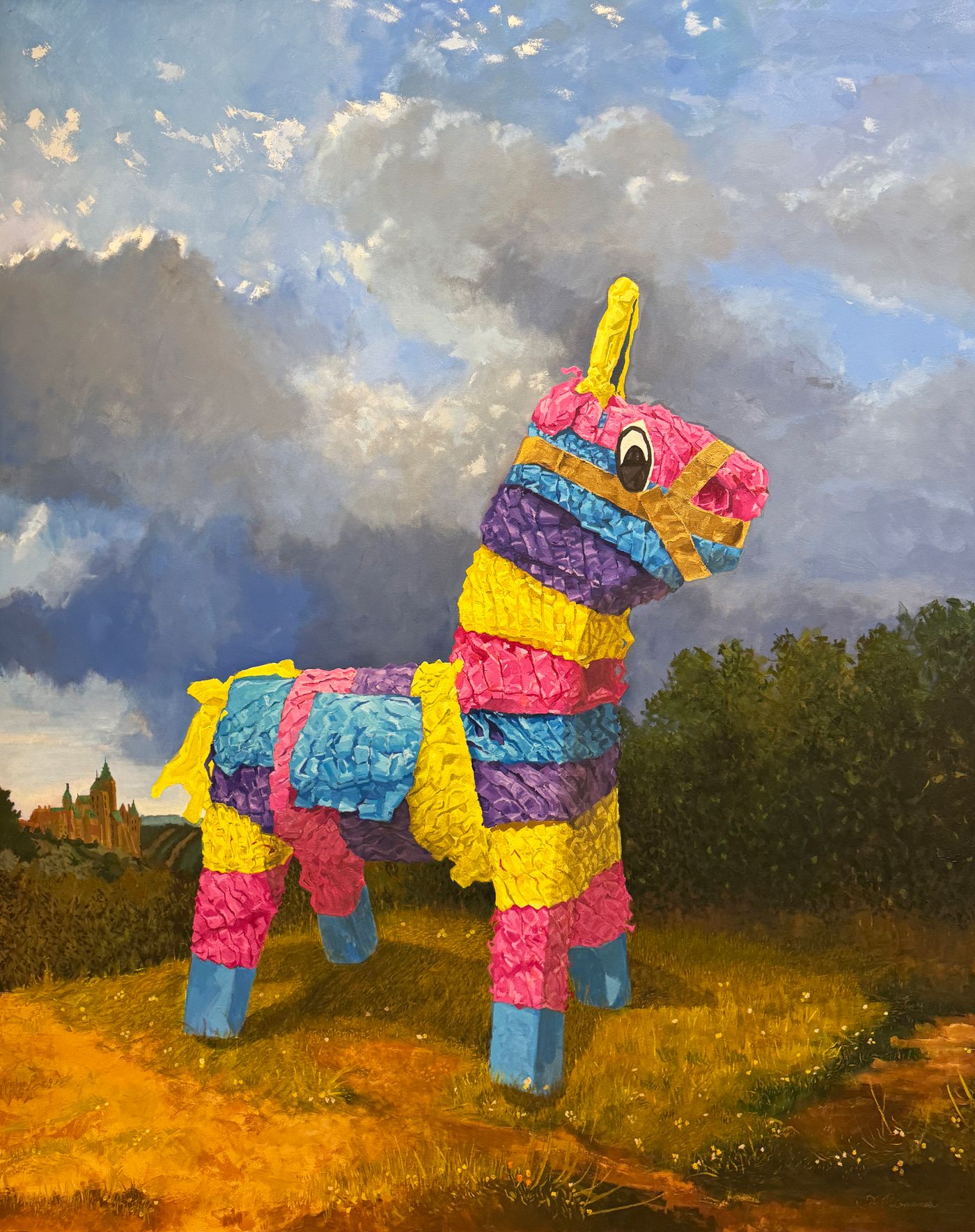 Piñata in 17th Century Landscape
