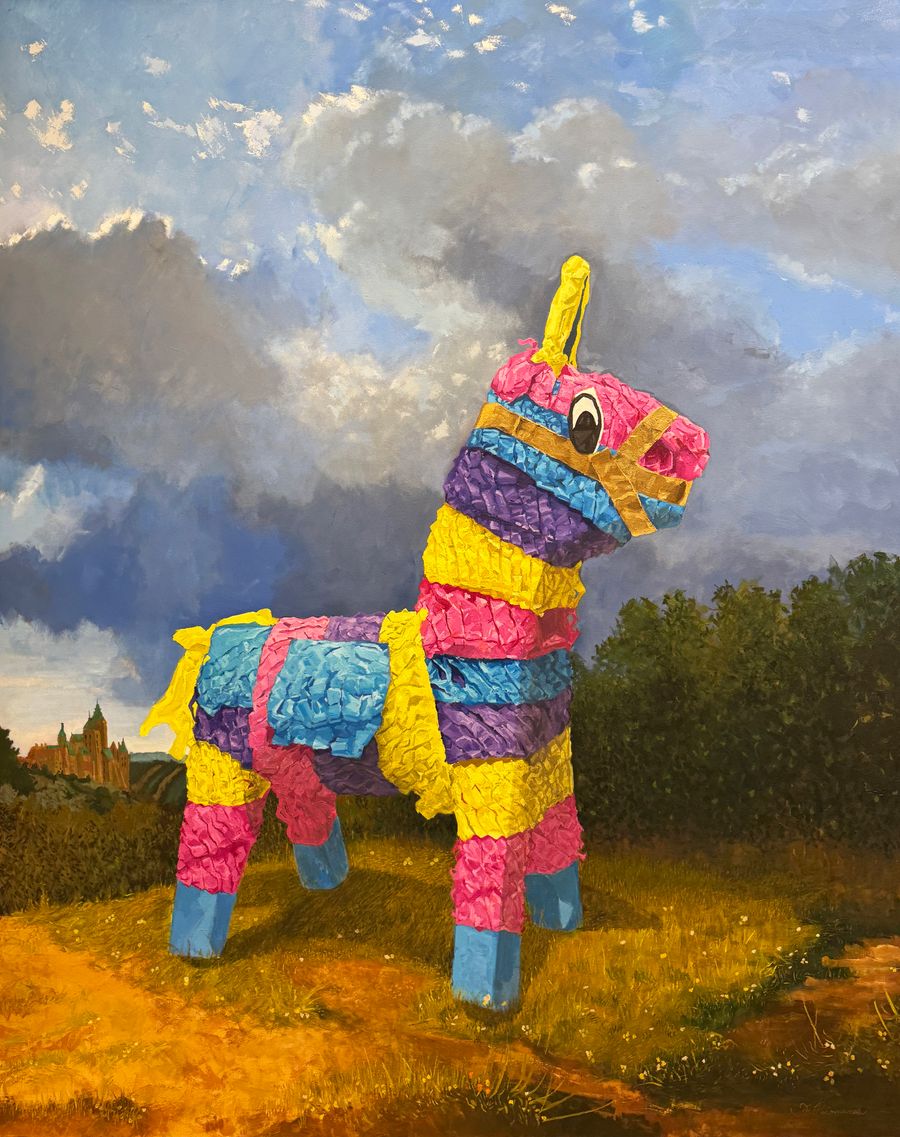 Piñata in 17th Century Landscape