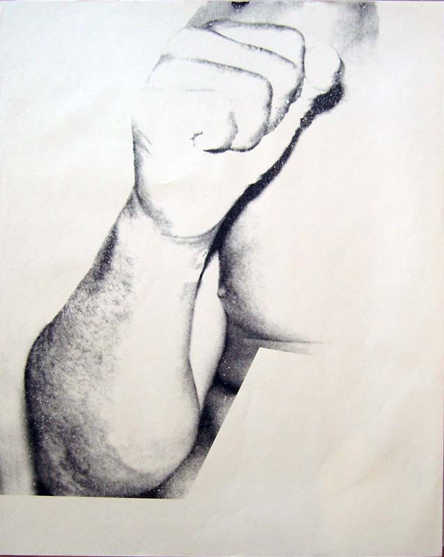 Andy Warhol, Muhammad Ali — The Fist — Unique (1980)