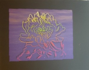 Andy Warhol, Kiku — Flower — Unique (1983)